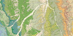 portion of the geologic map of the Lodge Grass 30&rsquo; x 60&rsquo; Quadrangle, Montana, 2000, Montana Bureau of Mines and Geology Geologic Map 56