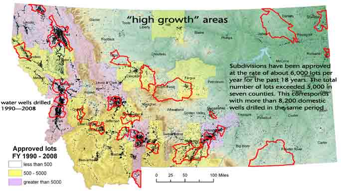 High growth areas