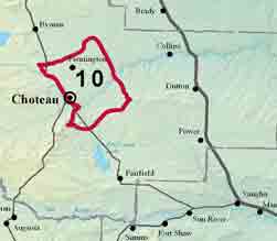location map project area 10