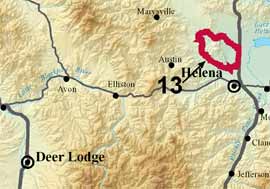 location map project area 13