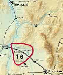 location map project area 16