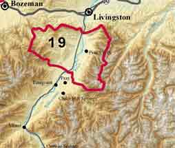 location map project area 19