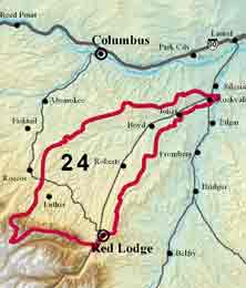 location map project area 24