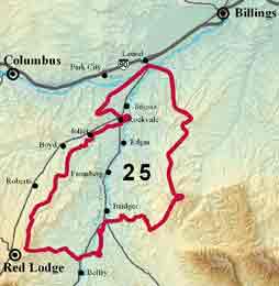 location map project area 25