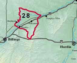 location map project area 28