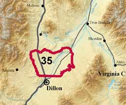 location map for project area 35