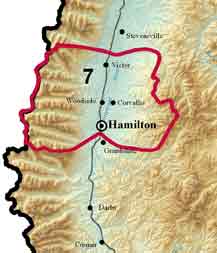 location map project area 7