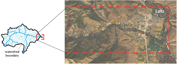 Florence area locaion map