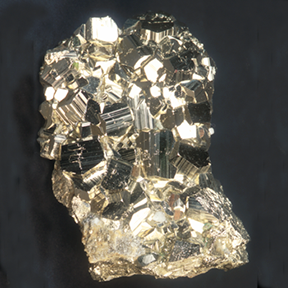 pyrite from the Belmont Mine, Butte, Montana