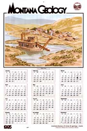 Gold dredge on Grasshopper Creek at Bannack