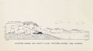 Keyston Graben and Gravity Slide Features, Boysen Dam, Wyoming