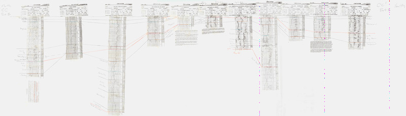 item thumbnail for Cross Section - CC To C'C' - Part B - Deep Section - North To South - Bakken To Precambrian - 61673 (See also 61682)