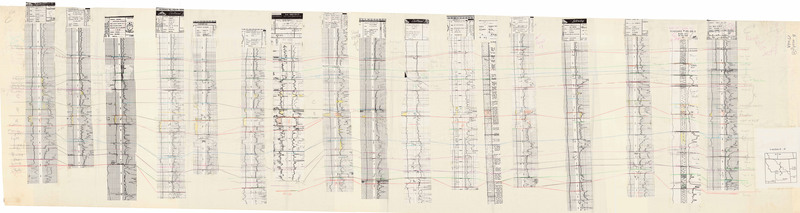 item thumbnail for Cross Section - C To C' - North To South - Cat Creek to Bighorn Basin - Muddy To Charles - 61691
