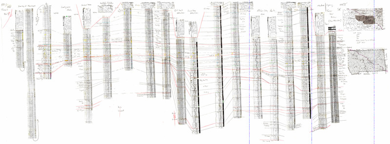 item thumbnail for Cross Section - MR1 To MR1' - Northwest To Southeast - Eagle To Cambrian - 61703