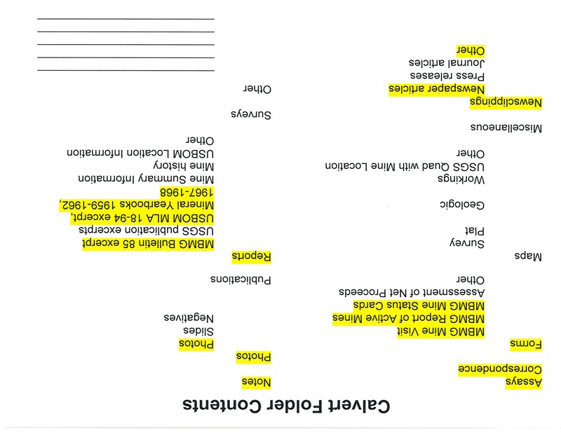 item thumbnail for Calvert Folder Contents