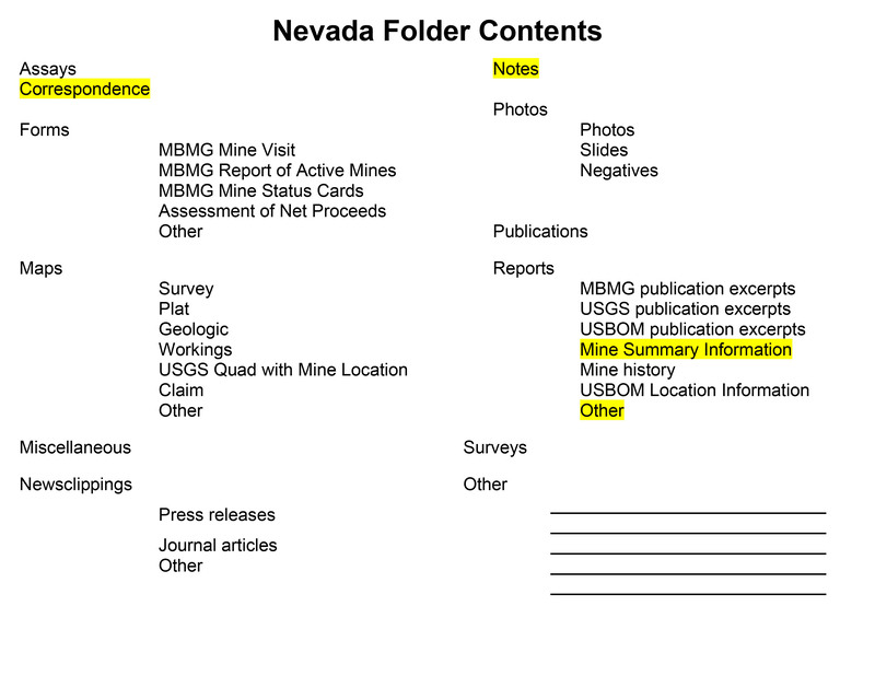 item thumbnail for Nevada Folder Contents