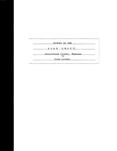 item thumbnail for Report on the Ajax Group