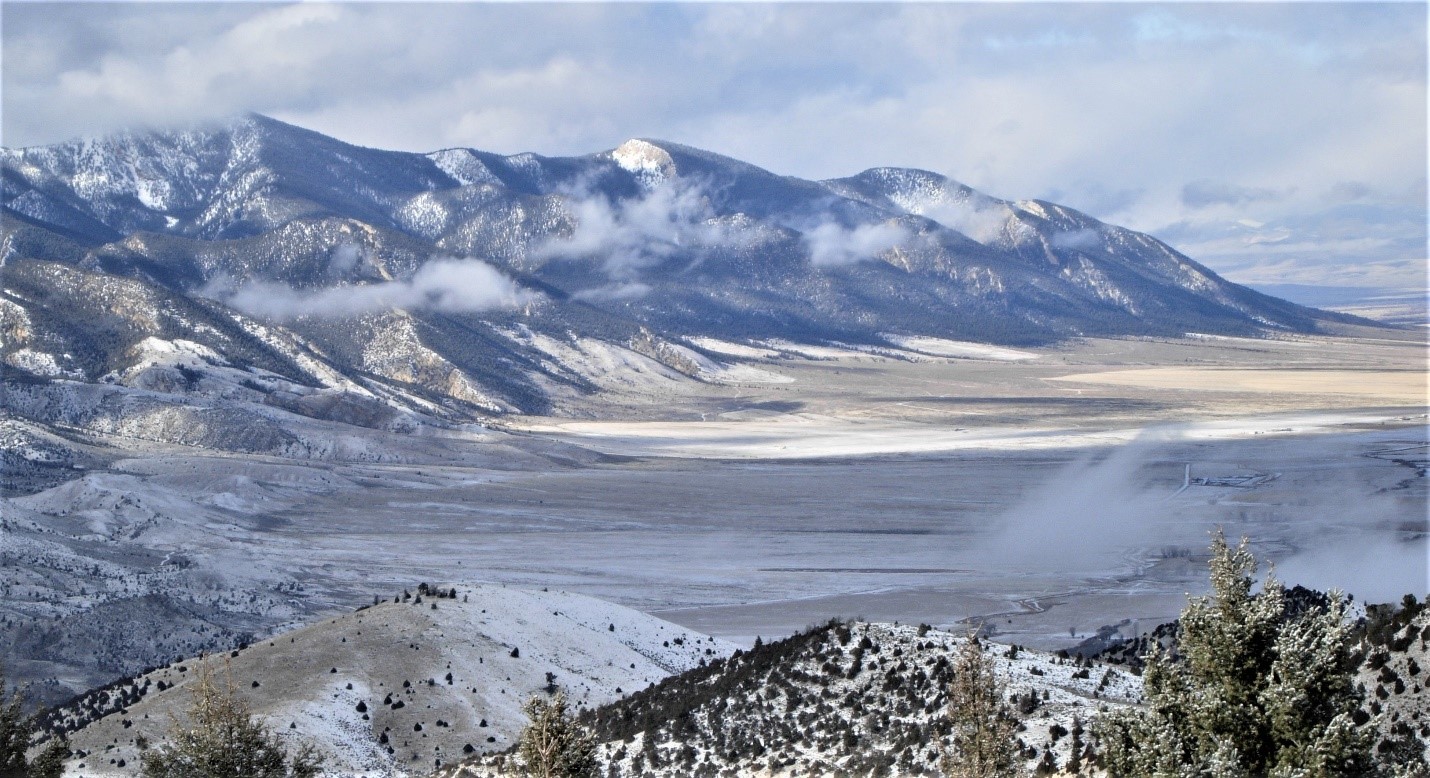 Ruby Range Northern Border Fault near Sheridan