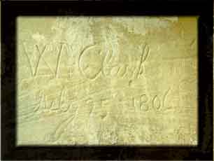William Clarks' signature on" Pomp"
