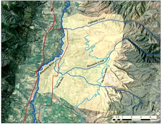 Florence Location Map