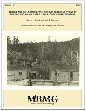 Genesis and exploration potential for Eocene age veins of the Oro Fino mining district, Deer Lodge County, Montana